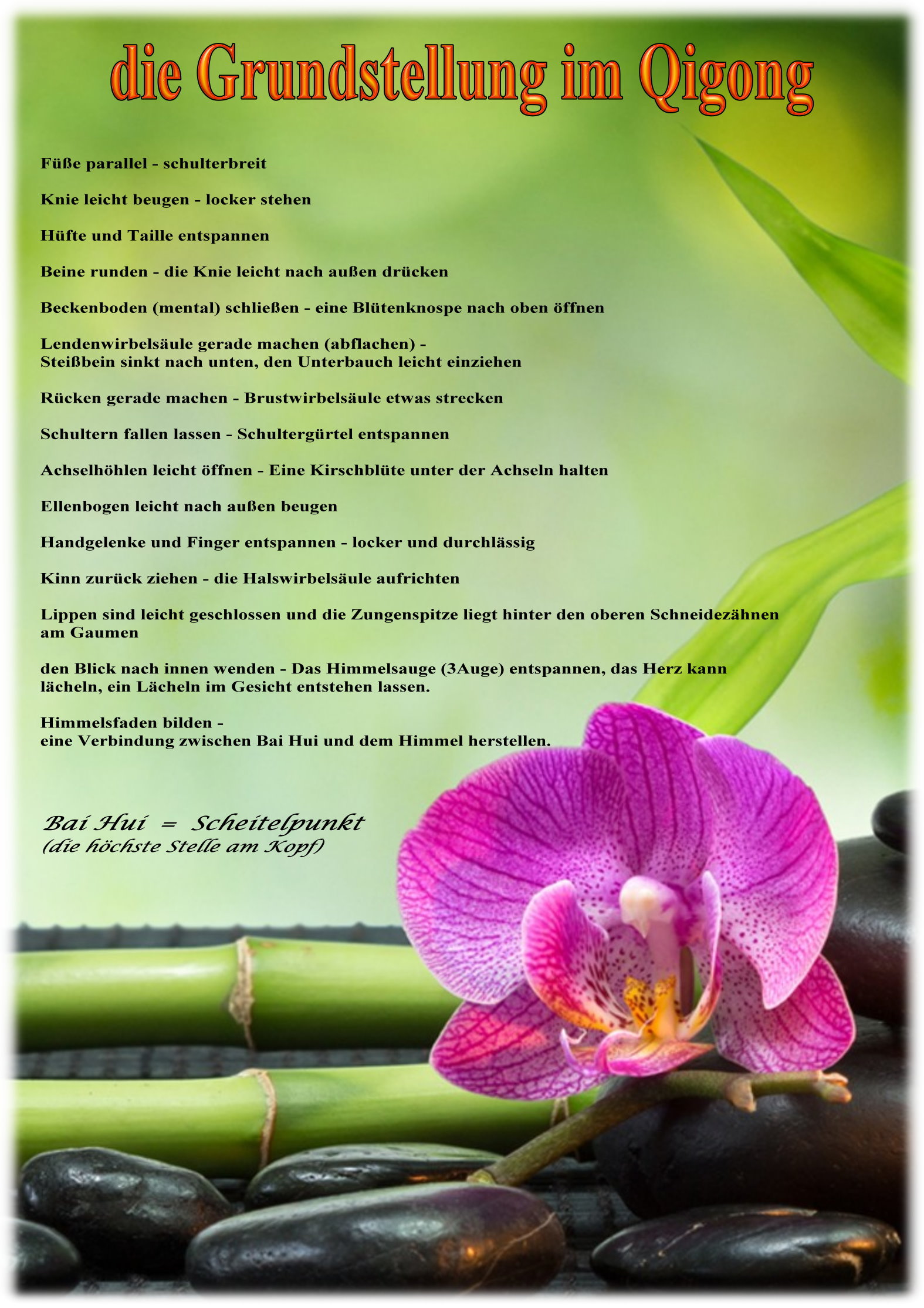 Grundstellung im Qigong